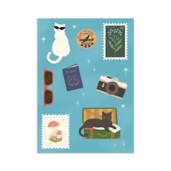 Stickers Voyage - Nicolle Lalonde