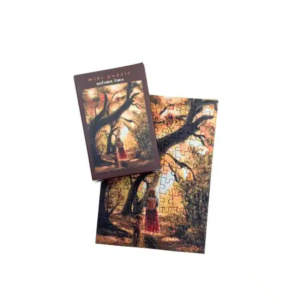 mini puzzle autumn time de esther bennink de 99 pièces