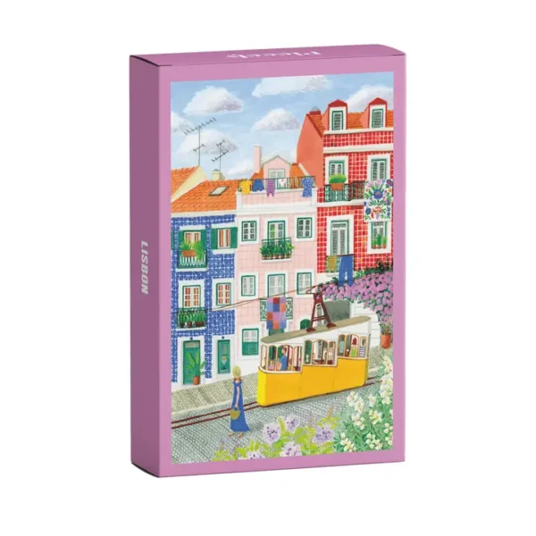 mini puzzle lisbon de piecely de 99 pièces
