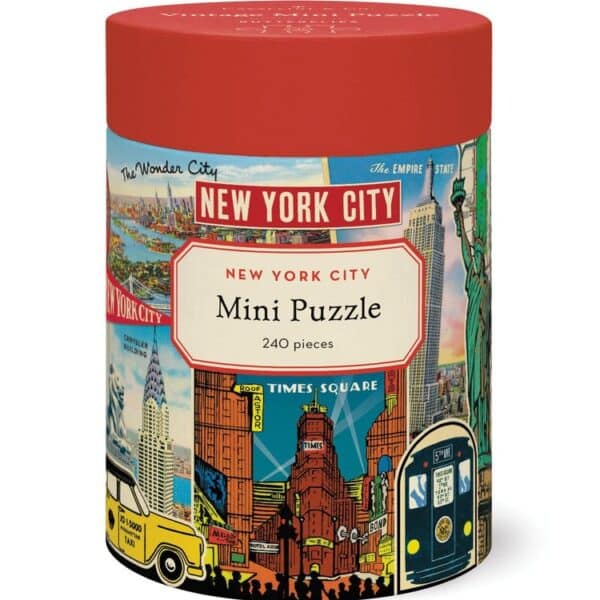 mini puzzle new york city de cavallini de 240 pièces