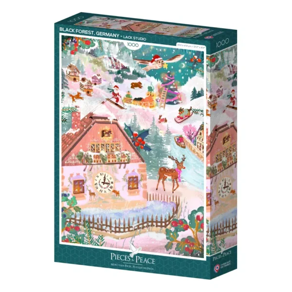 puzzle black forest, germany de pieces & peace de 1000 pieces