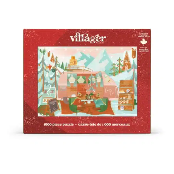 puzzle camper café de villager de 1000 pièces