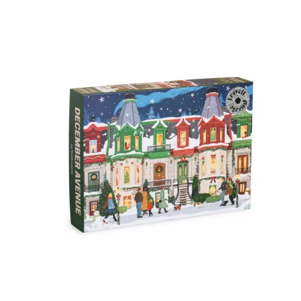 puzzle december avenue de 1000 pièces, puzzle Noël, puzzle nicolle lalonde