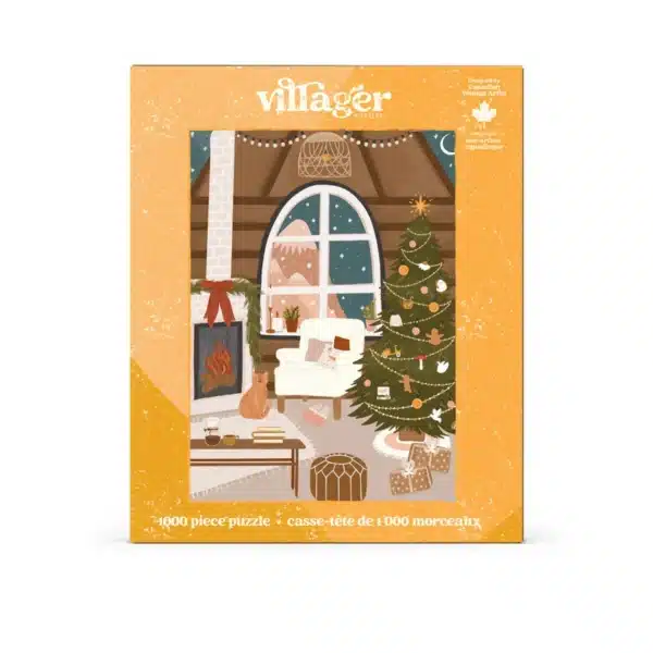 puzzle fireside christmas de villager de 1000 pièces