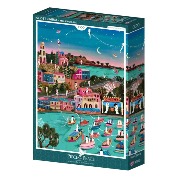 puzzle ghost cinema de pieces & peace de 1000 pièces