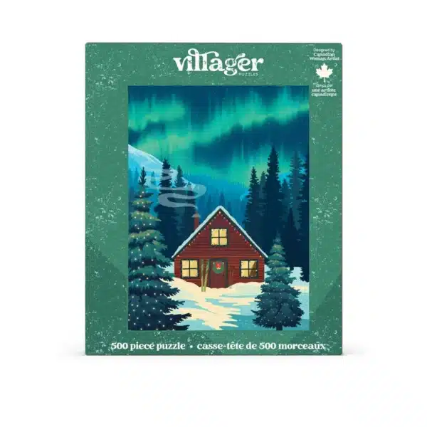 puzzle northen cabin de villager de 500 pièces