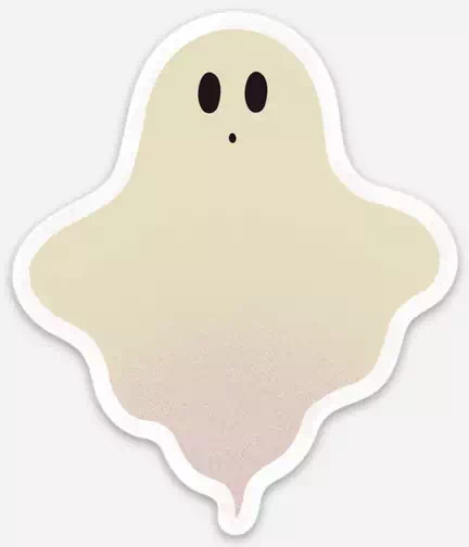 Sticker fantôme de Nicolle Lalonde