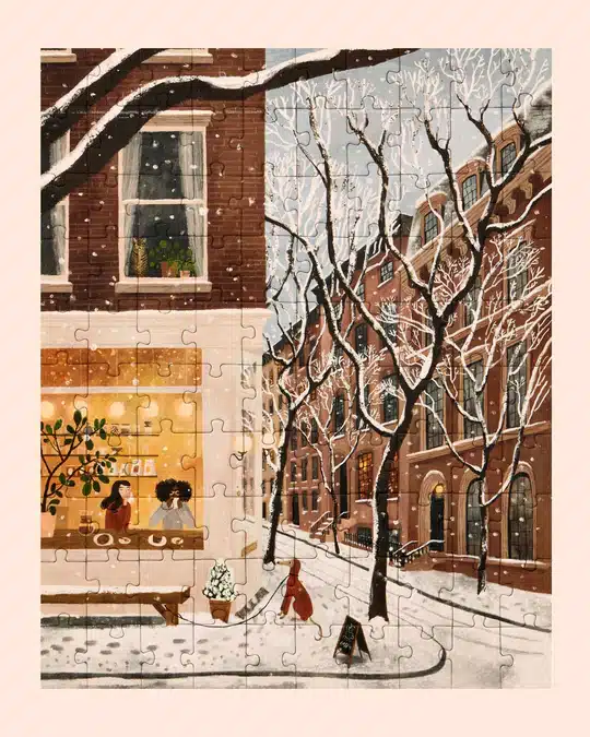 Mini Puzzle Coffee in the West Village - Ordinary habit - 100 pièces – Image 3