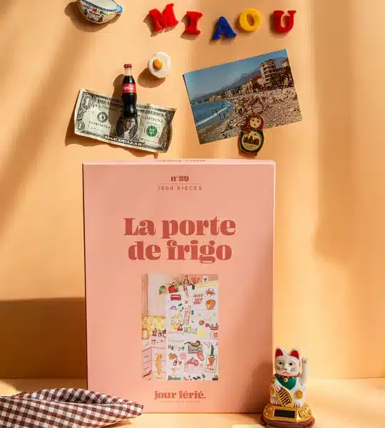 Puzzle La porte de frigo de jour férié de 1000 pièces