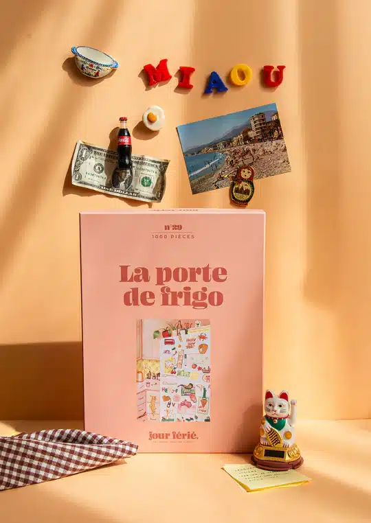 Puzzle La porte de frigo de jour férié de 1000 pièces