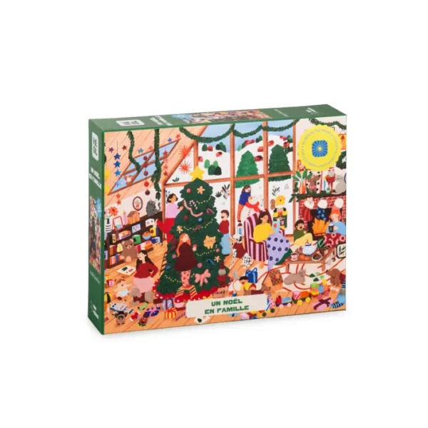 Puzzle Un Noël en famille - Les éditions Heol - 1000 pièces