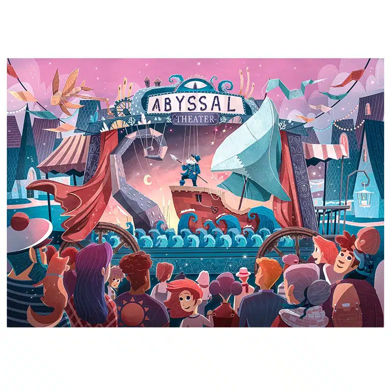 puzzle abyssal theater de trevell de 500 pièces