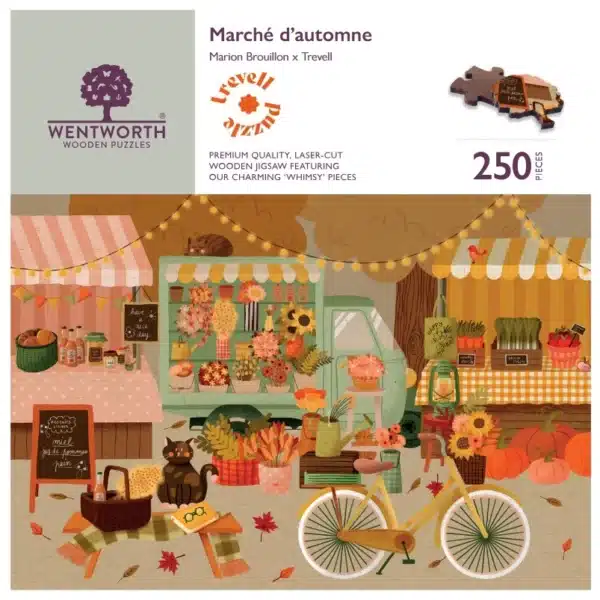 puzzle marché d'automne de wentworth x trevell de 250 pièces