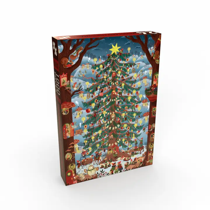 puzzle woodland christmas de penny puzzle, 1000 pièces
