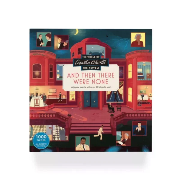 puzzle the world of agatha christie and then there were none de Michèle Wilson de 1000 pièces