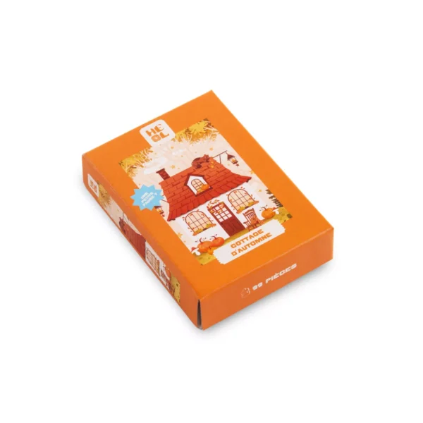 Mini puzzle Cottage d'Automne - Les éditions Heol - 99 pièces