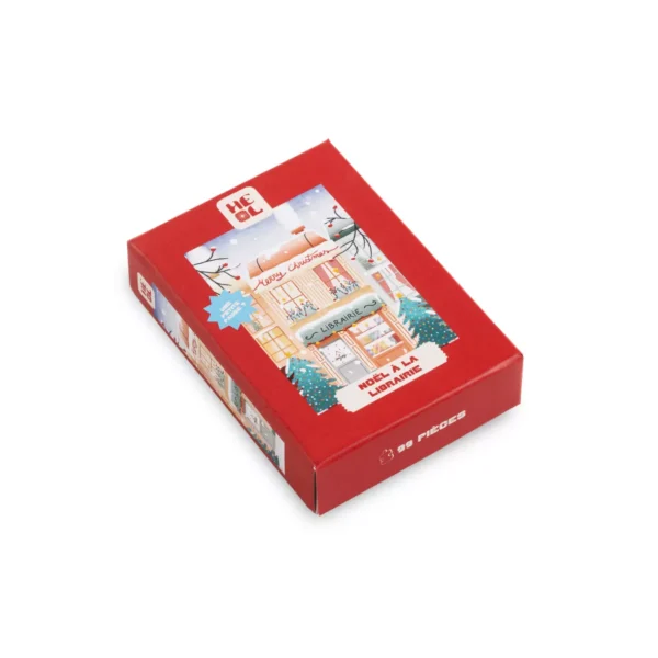 Mini puzzle Noël à la Librairie - Les éditions Heol - 99 pièces