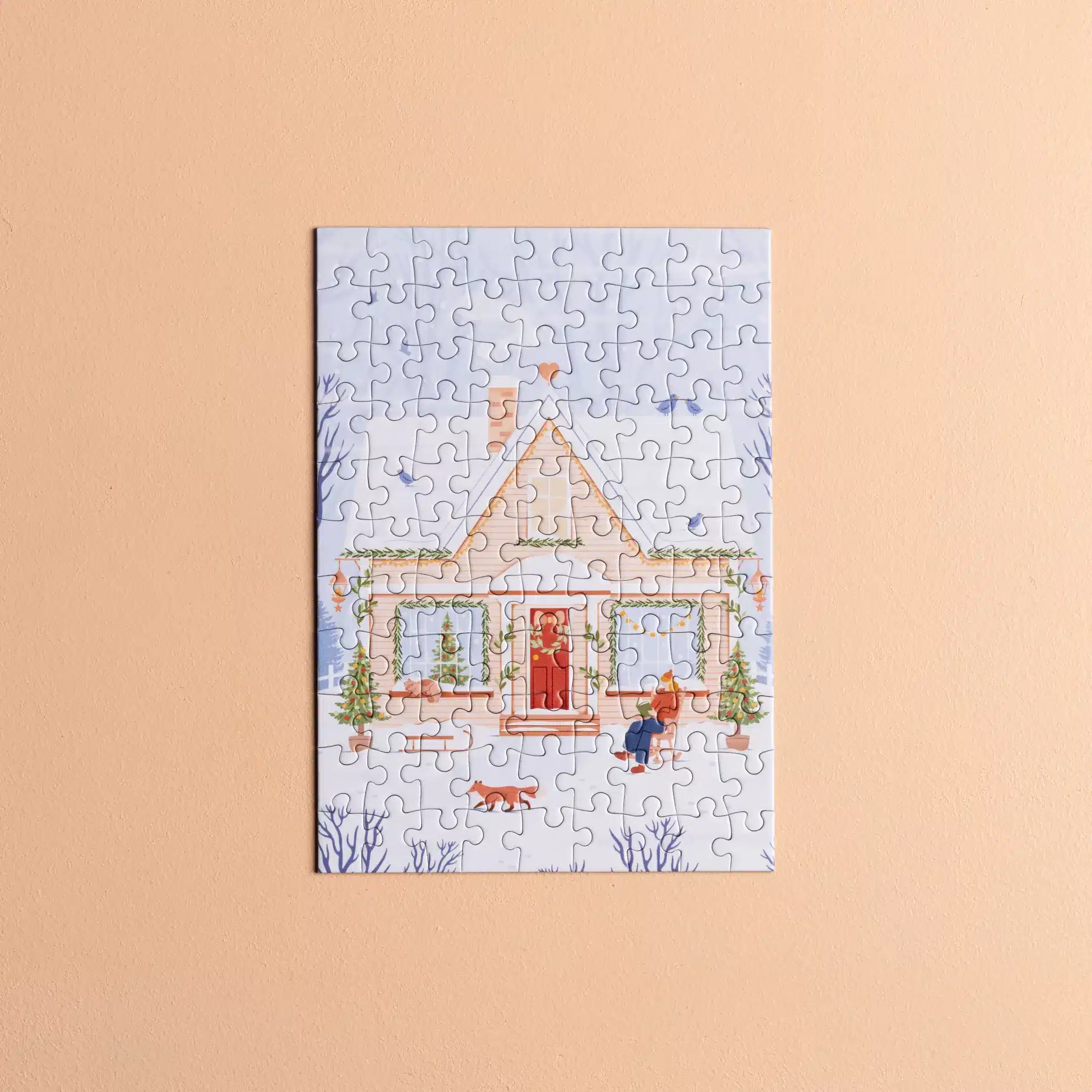 Mini puzzle Cottage d'Hiver - Les éditions Heol - 99 pièces – Image 2