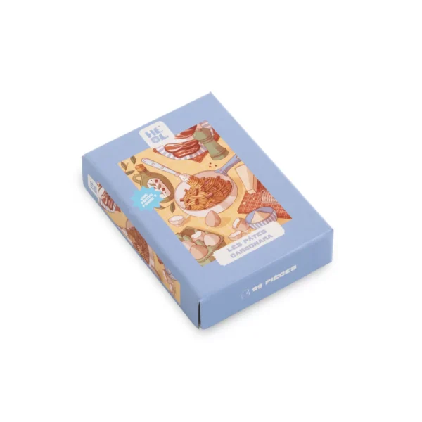 Mini puzzle Les Pâtes Carbonara - Les éditions Heol - 99 pièces