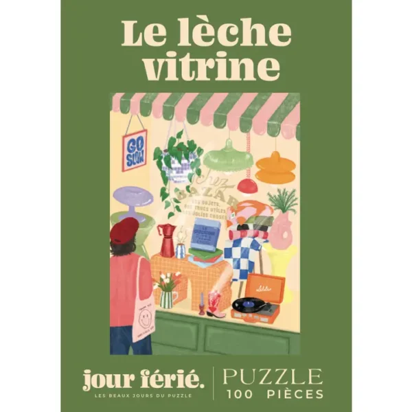 mini puzzle jour férié le lèche vitrine 99 pièces