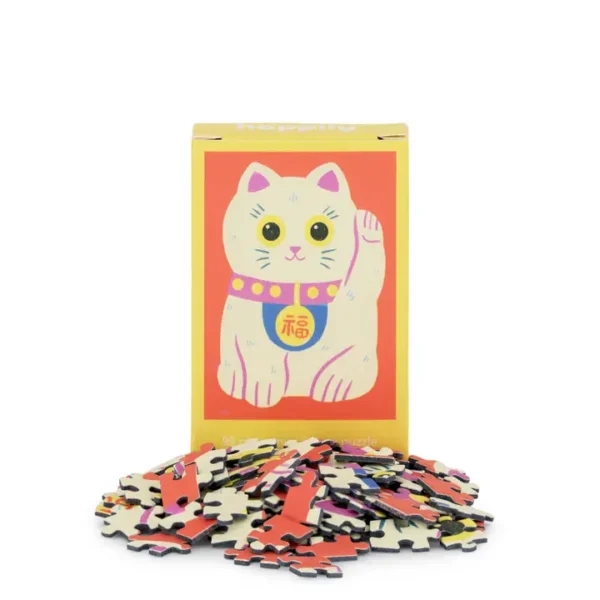 mini puzzle lucky cat de happily de 99 pièces