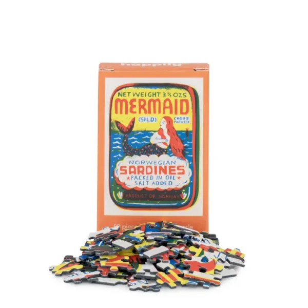 mini puzzle mermaid de happily de 99 pièces