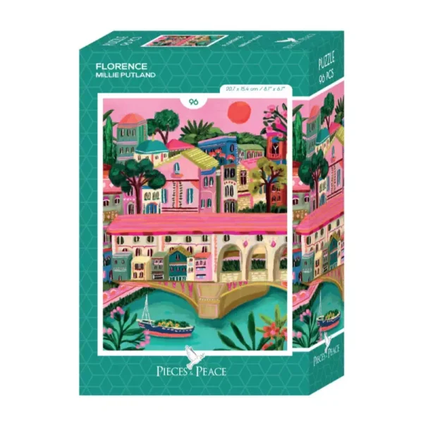mini puzzle florence de pieces & peace de 96 pieces