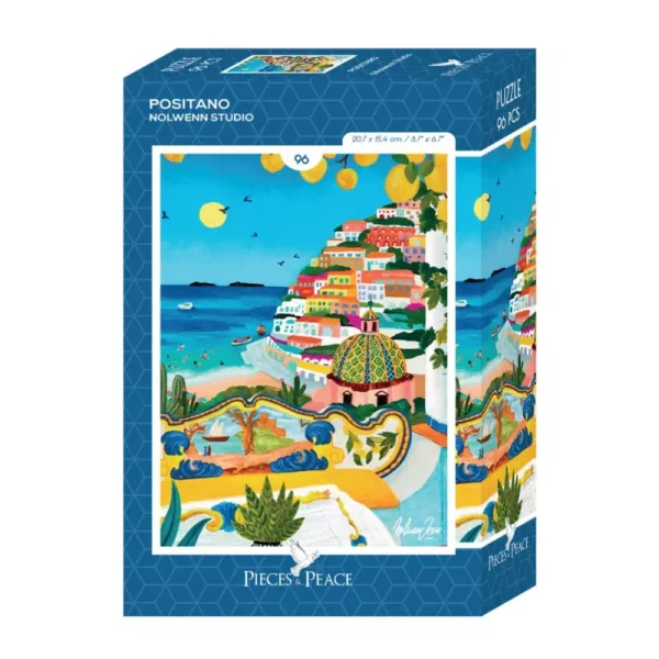 mini puzzle positano de pieces & peace de 96 pièces