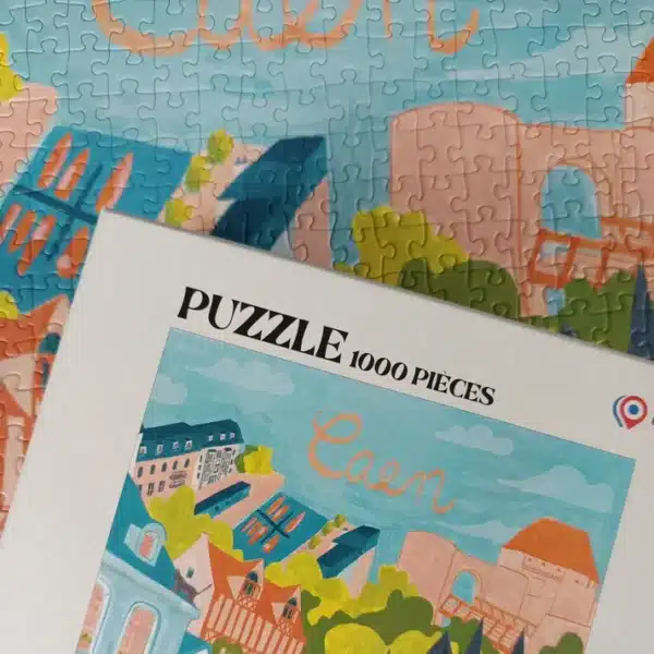 puzzle balade à Caen de Aparté de 1000 pièces