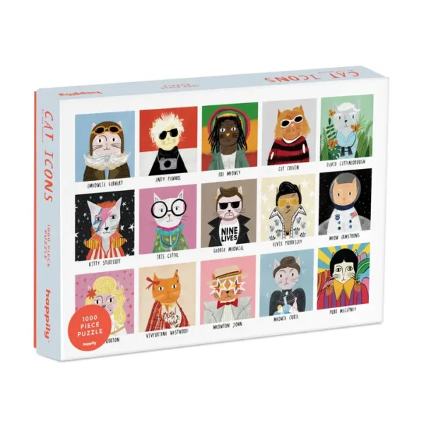 puzzle cat icons de happily de 1000 pièces