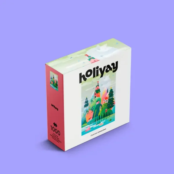 puzzle christmas island de holiyay de 1000 pièces