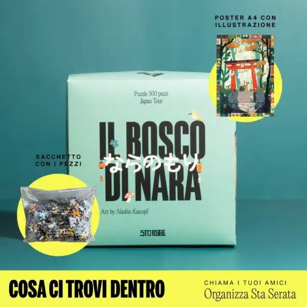 puzzle il bosco di nara de sto puzzle de 500 pièces