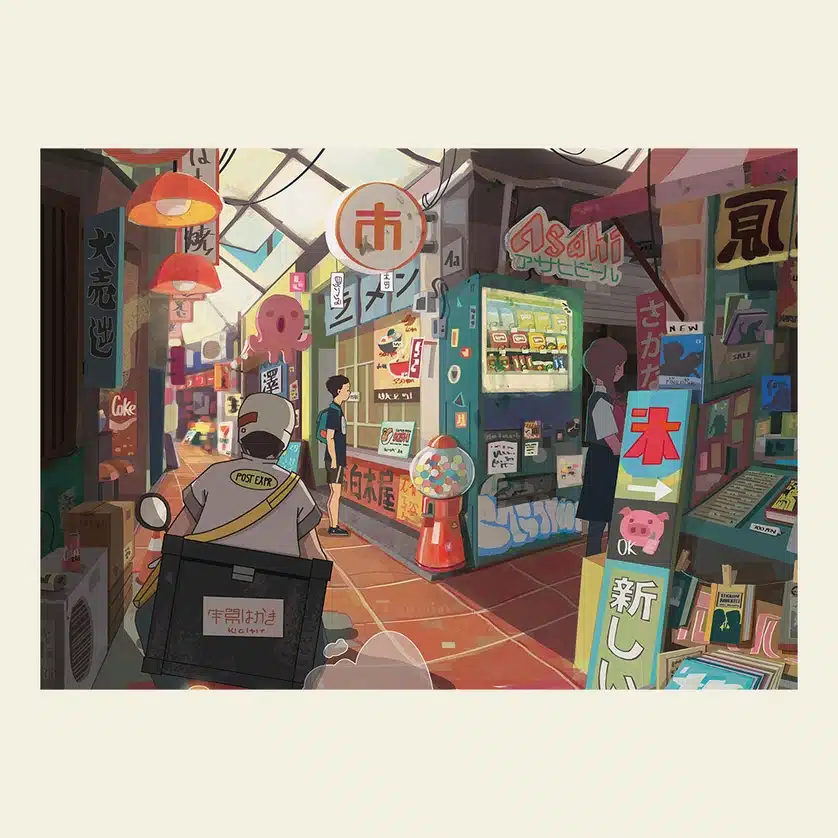 illustration du puzzle la cucina di osaka de Sto puzzle de 1000 pièces