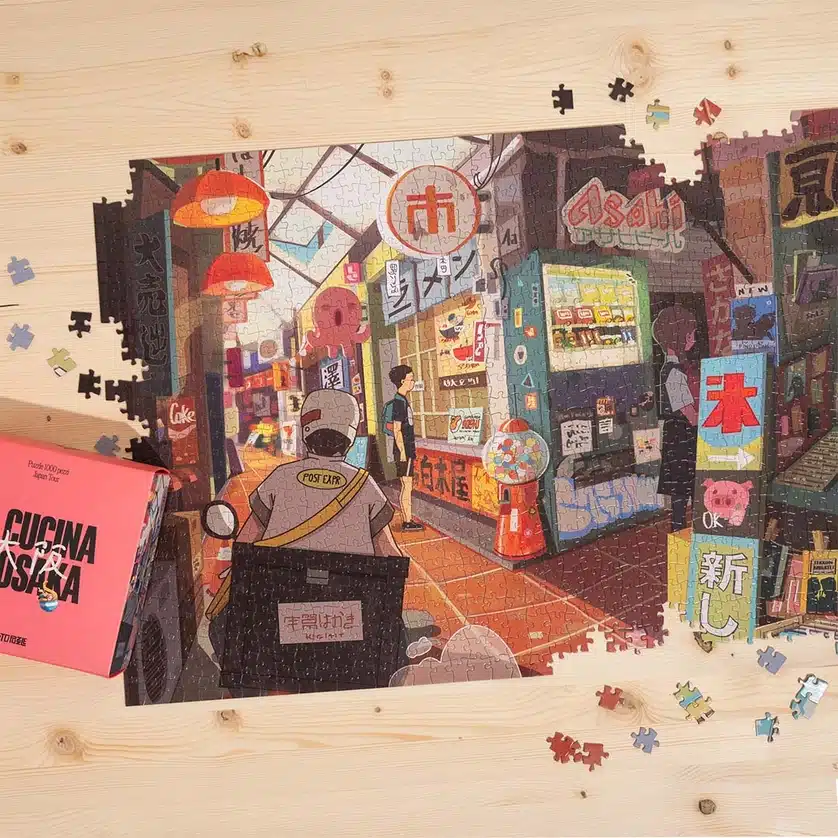 montage puzzle du puzzle la cucina di osaka de Sto puzzle de 1000 pièces