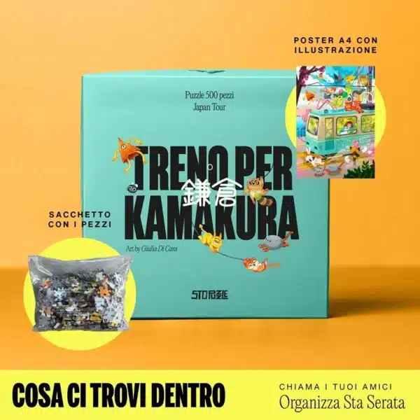 puzzle treno per kamakura de sto de 1000 pièces