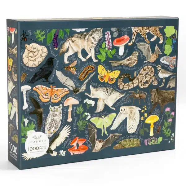 Puzzle Midnight Flora & Fauna 1canoe2 1000 pièces
