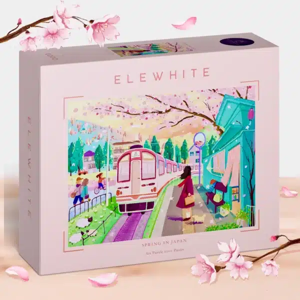Puzzle Spring In Japan Elewhite 1000 pièces