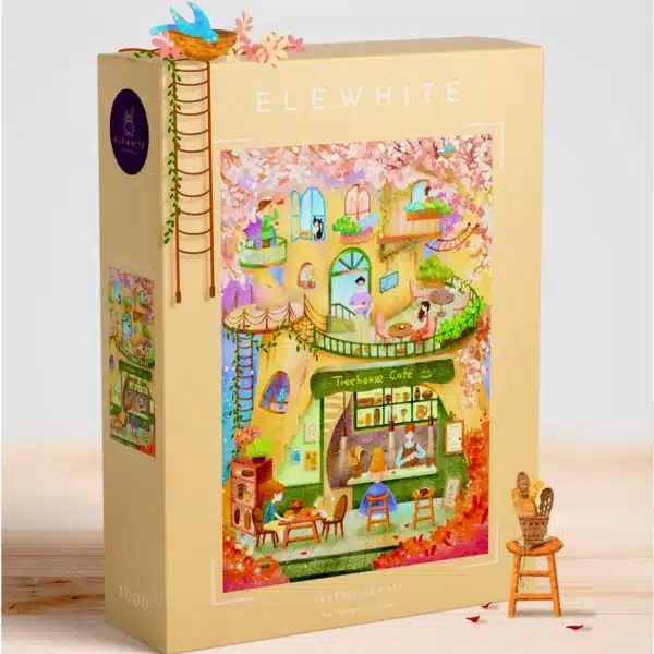 Puzzle Treehouse Café Elewhite 1000 pièces