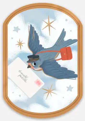 Sticker-Hirondelle-et-Courrier-Nicolle-Lalonde