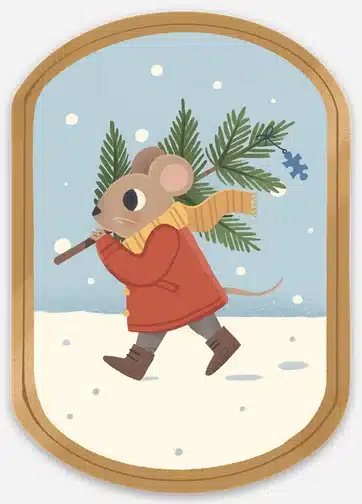 Sticker-Souris-et-Sapin-Nicolle-Lalonde