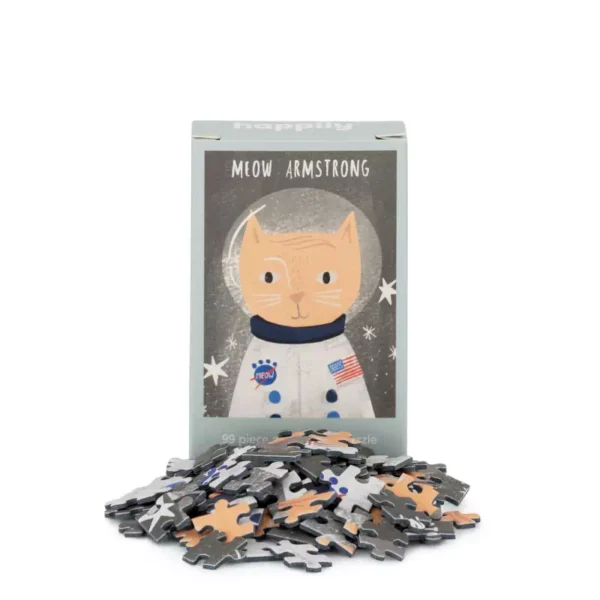 mini puzzle meow armstrong de happily de 99 pièces