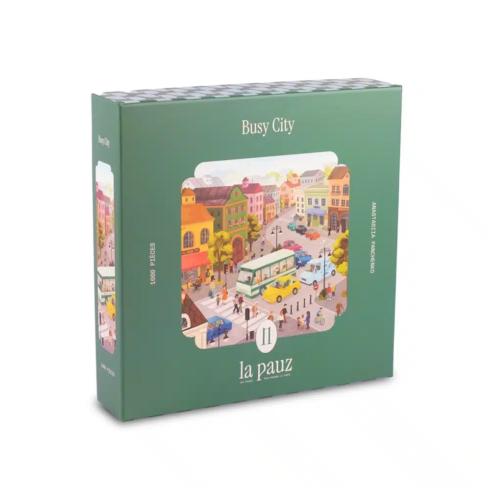 puzzle busy city de la pauz de 1000 pièces