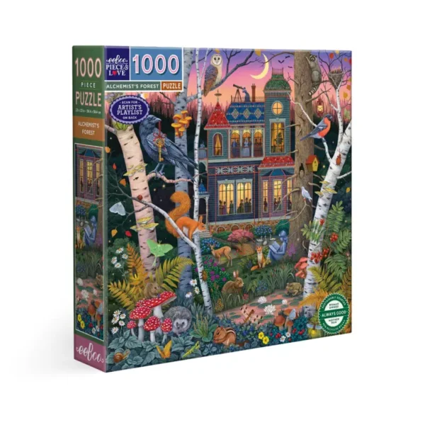 puzzle alchemist's forest de eeboo de 1000 pieces