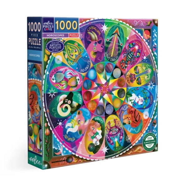 puzzle horoscope eeboo de 1000 pièces