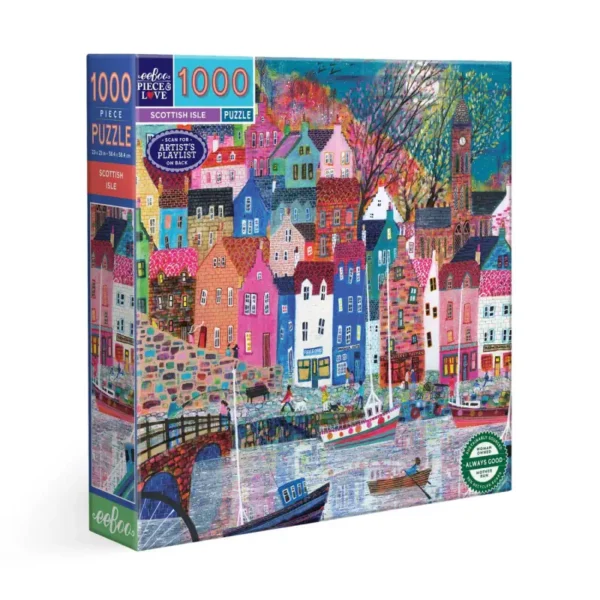puzzle scottish isle de eeboo de 1000 pieces