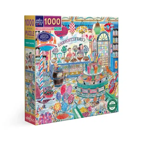 puzzle sweet shoppe eeboo 1000 pièces