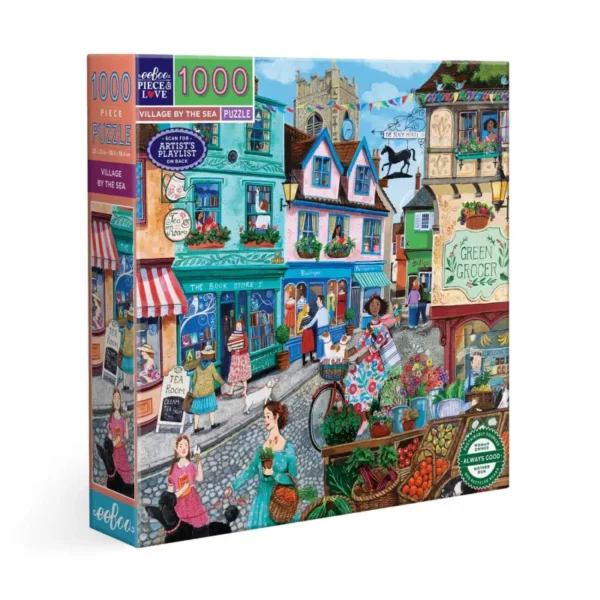 puzzle village by the sea de eeboo de 1000 pièces