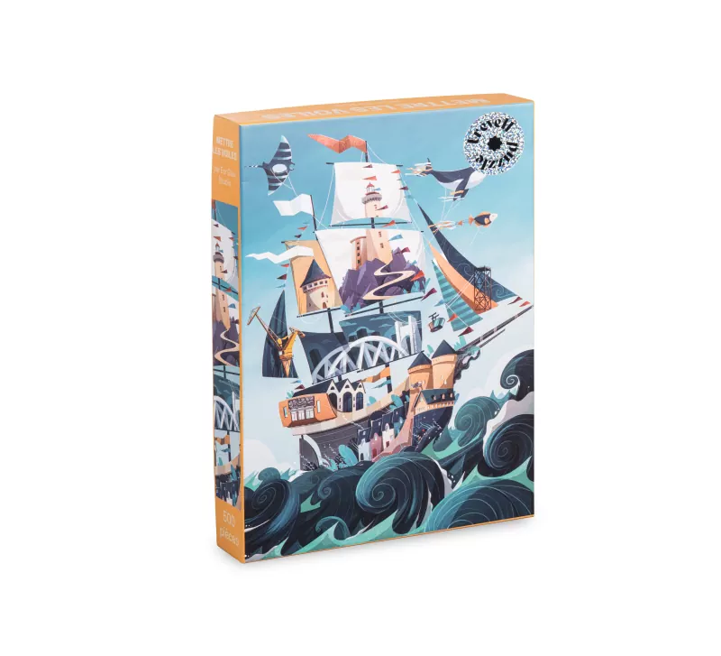Puzzle Mettre les voiles - Trevell - 500 pièces