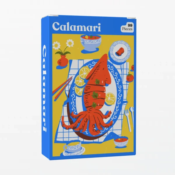 mini puzzle calamari de puzzledy 99 pièces