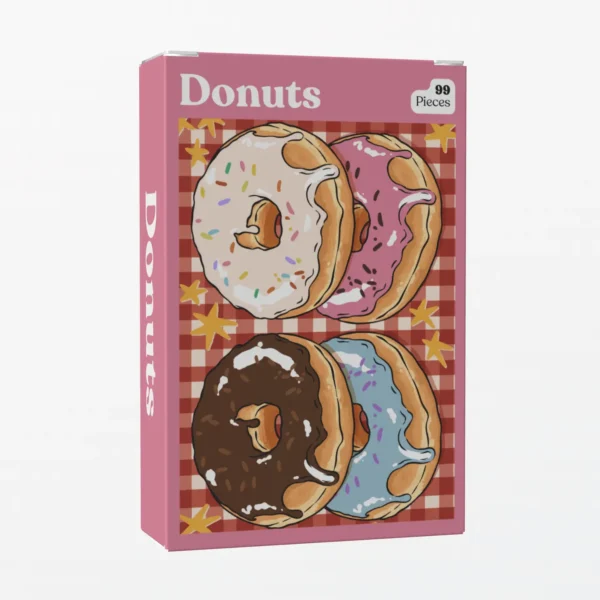 mini puzzle donuts de puzzledly de 99 pièces